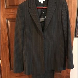 Casual Corner pinstriped suit